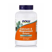 Now Calcium & Magnesium With Vitamin D-3 & Zinc 120 Softgels