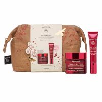 Apivita Lift Me Up Wine Elixir Set with Face Cream Rich 50 ml and Eye/Lip Cream 15 ml in a Pouch