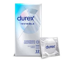 Durex Invisible Extra Sensitive Προφυλακτικά 12τμχ