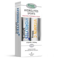 Power Health Hydrolytes Sports 20 Αναβράζοντα Δισκία & Δώρο Βιταμίνη C 500mg 20 αναβράζοντα δισκία 1+1