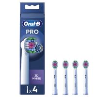 Oral-B 3D White Ανταλλακτικές Κεφαλές Ηλεκτρικής Οδοντόβουρτσας 4 τμχ