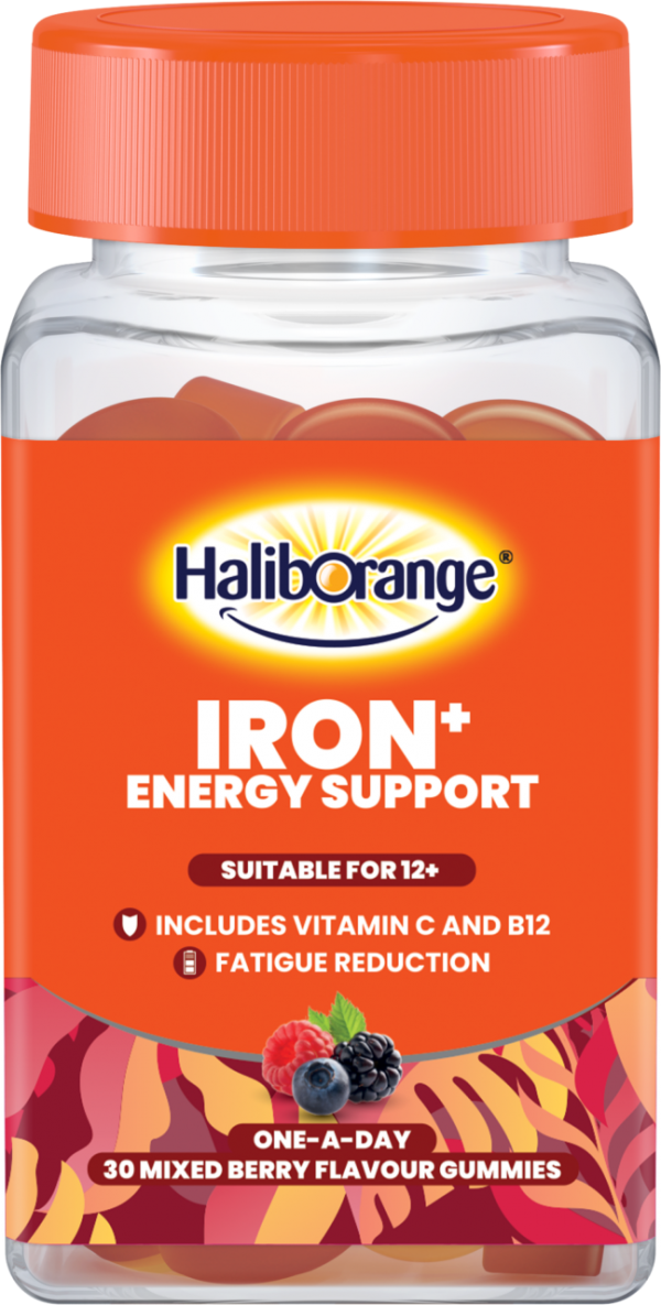 HalibOrange Iron+ Energy Support Mixed Berry Gummies Συμπλήρωμα Διατροφής με Σίδηρο 30 ζελεδάκια