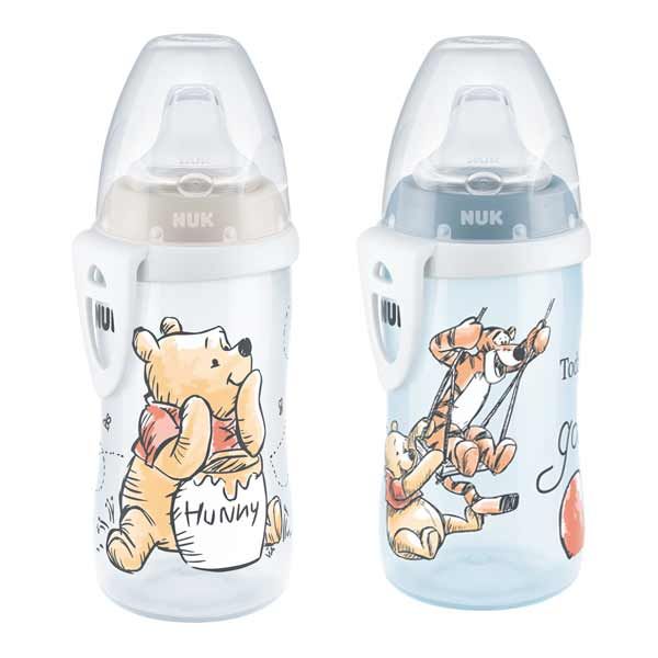 Nuk First Choice Active Cup Winnie The Pooh Παγουράκι Με Ρύγχος Σιλικόνης 12m+ 300ml