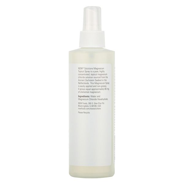 Now Solutions Magnesium Topical Spray 237ml