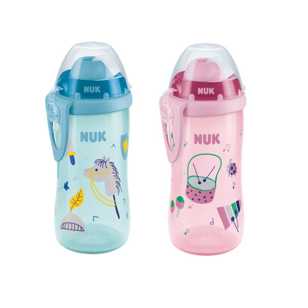 Nuk Flexi Cup Παγουράκι με Kαλαμάκι Soft 24m+ 300ml