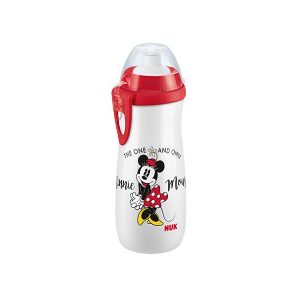 Nuk Disney Sports Cup Παγούρι με Καπάκι Push-Ρull Σιλικόνης 36m+ 450ml (Διάφορα Χρώματα) 1τμχ