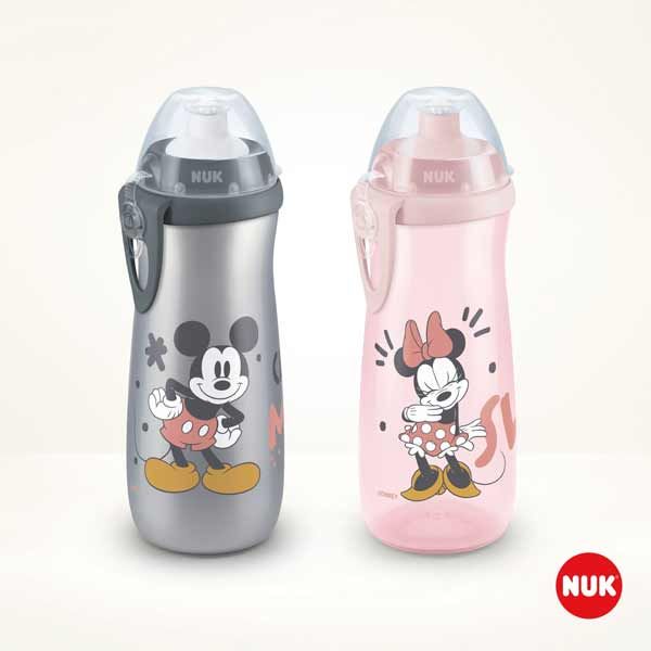 Nuk Disney Sports Cup Παγούρι Με Καπάκι 3Y+ 450ml (Διάφορα Χρώματα) 1τμχ