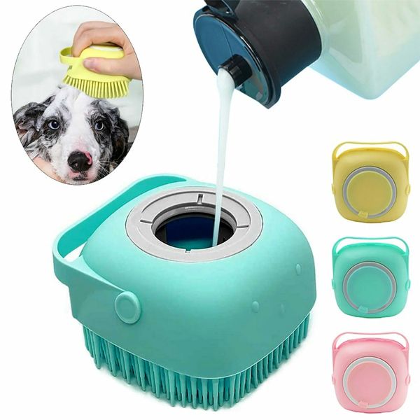 Soft Silicone Pet Bath Silicon Brush Βούρτσα Σιλικόνης για Κατοικίδια 1 τμχ