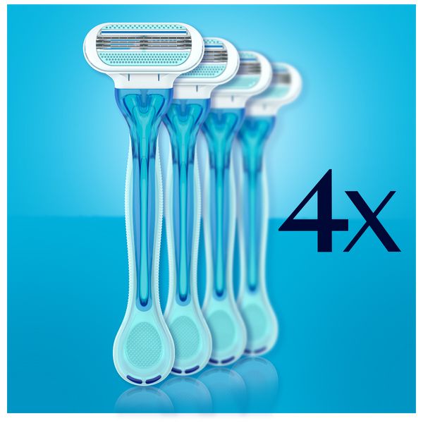 Gillette Venus Oceana Ξυραφάκια μιας Χρήσης 3+1 τμχ Δώρο