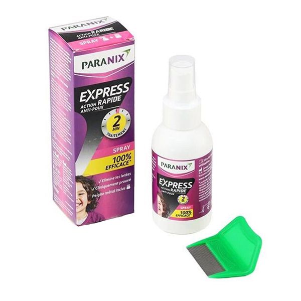 Paranix Express Rapid Action Anti-Lice Αντιφθειρικό Σπρέι με Κτενάκι 95 ml