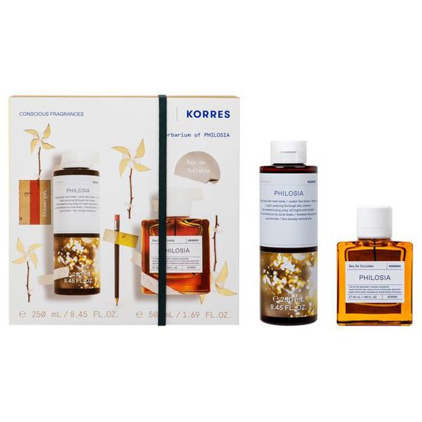 Korres Set με Philosia Αφρόλουτρο 250 ml & Eau De Toilette Γυναικείο Άρωμα 50 ml