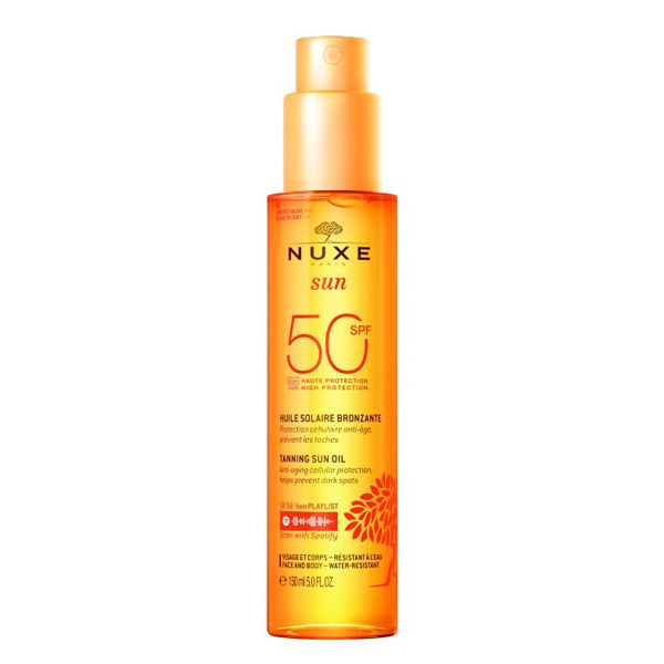 Nuxe Sun Tanning Oil Λάδι Μαυρίσματος με Spf50 150 ml