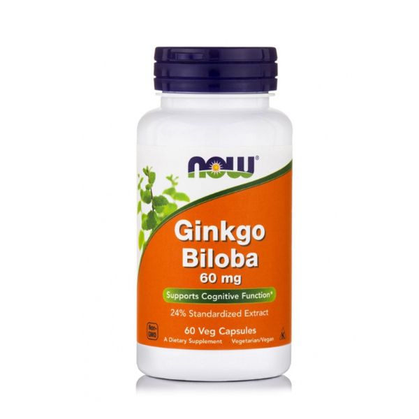 Now Gingo Biloba 60mg 60 κάψουλες